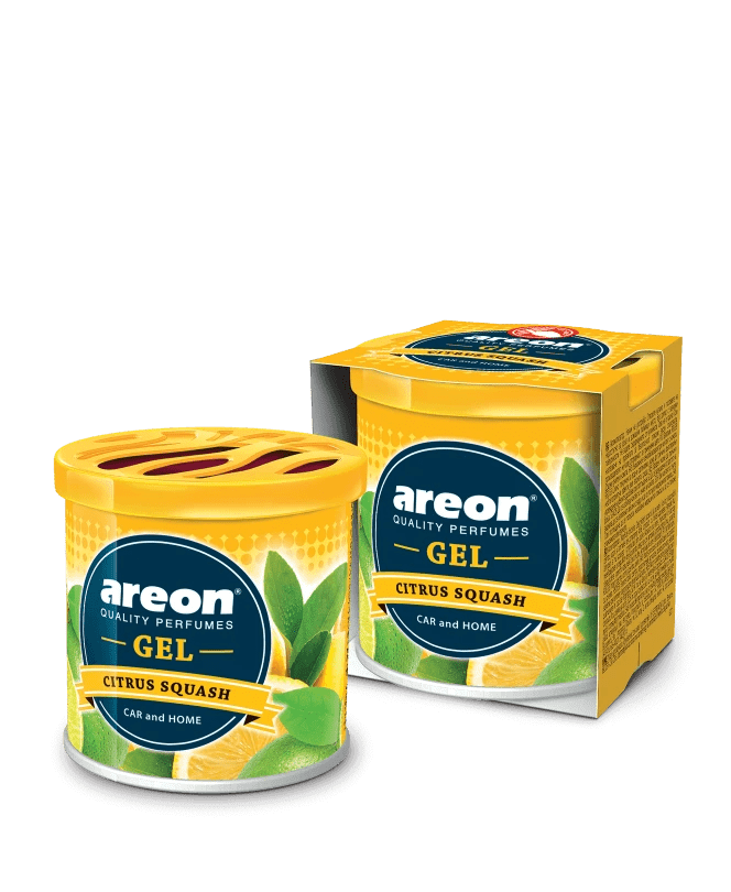 Tienda encarGO! Hogar, Vehículos Citrus Squash AREON®️ Gel Can 80gr Fragancias Clásicas (Pack x 2 unidades)