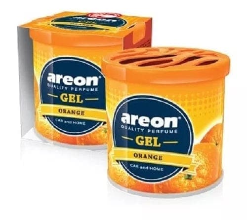 Tienda encarGO! Hogar, Vehículos Orange AREON®️ Gel Can 80gr Fragancias Clásicas (Pack x 2 unidades)