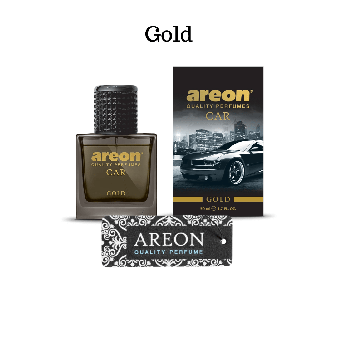 Tienda encarGO! Vehículos Gold Perfume Premium Para Carro AREON®️ Envase de Lujo